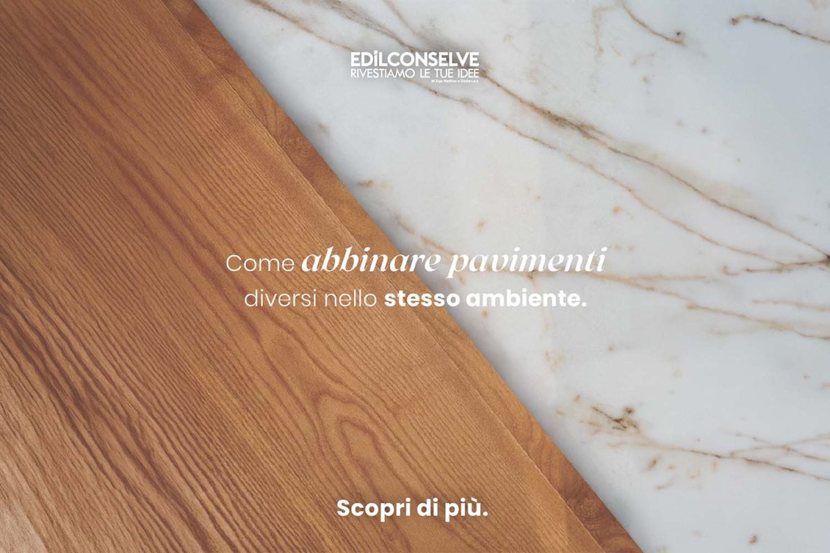 Come abbinare pavimenti diversi nello stesso ambiente senza sbagliare