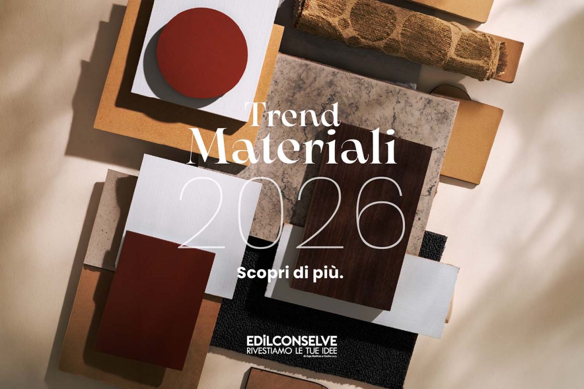 Trend materiali 2026: pavimenti, rivestimenti e arredo bagno di tendenza